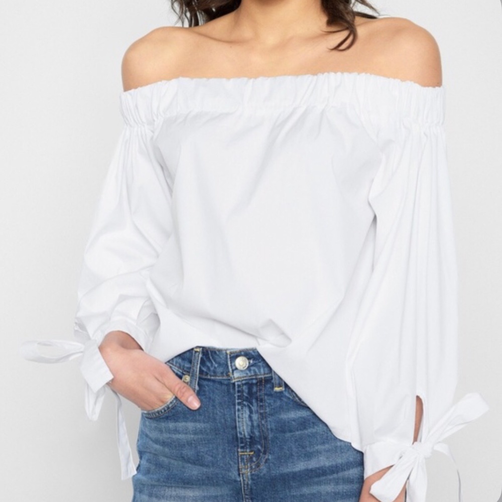 7 for All Mankind White Top, Size XS